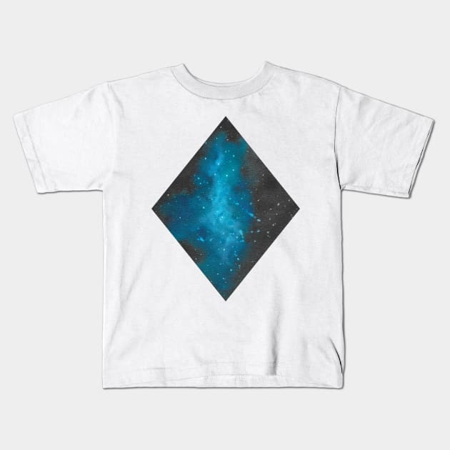 Diamond galaxy Kids T-Shirt by RosanneCreates